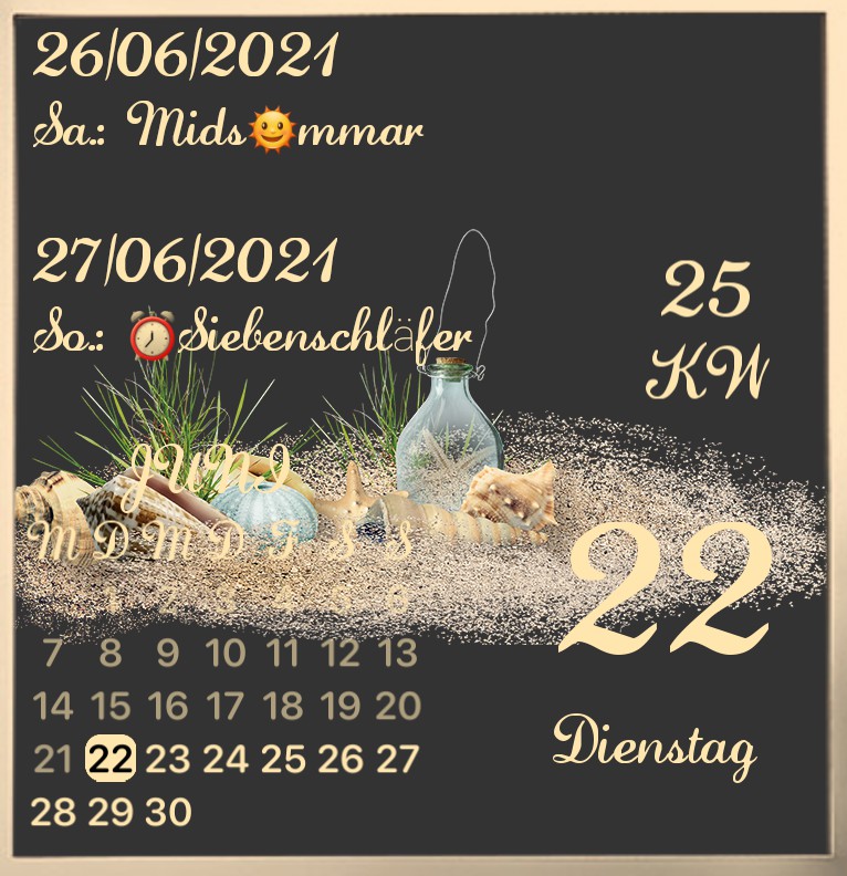 Kalender Old Beach 
