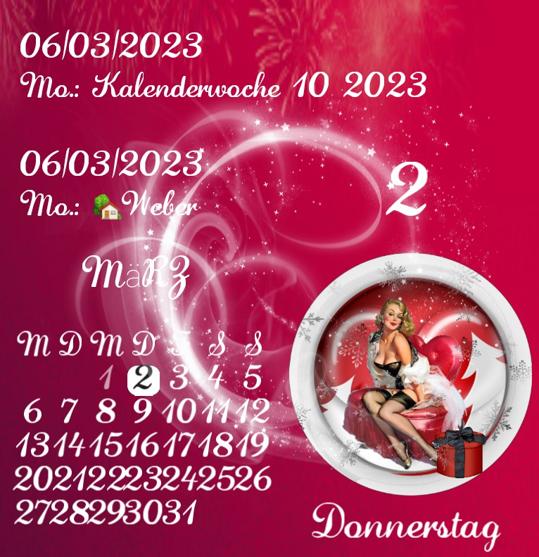 Kalender Christmas Pin Up 