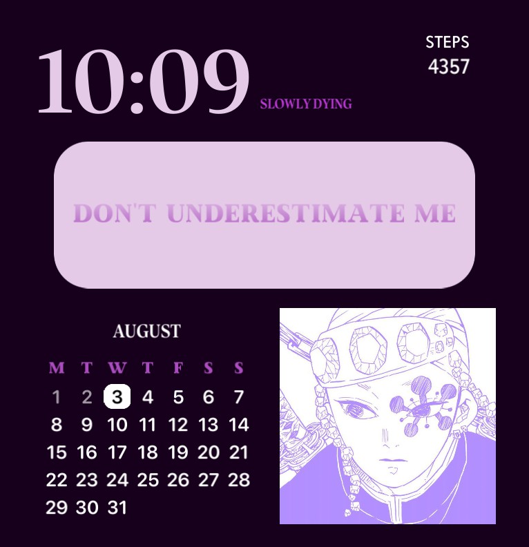 Anime widget