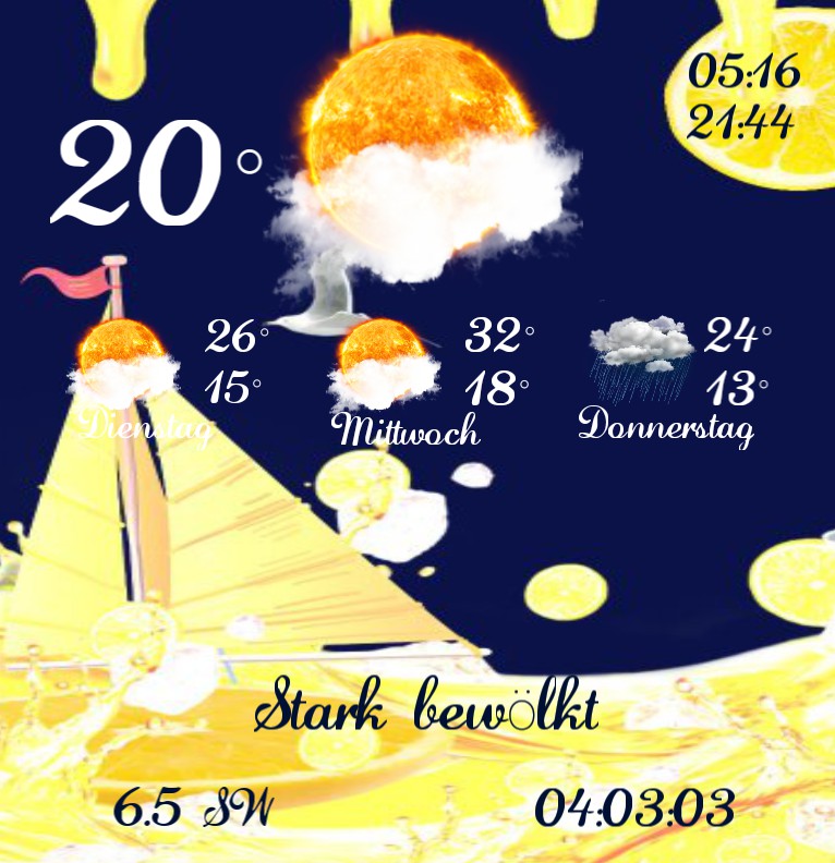 Wetter Zitronenmeer
