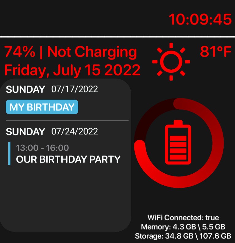 EVERYWIDGET - RED