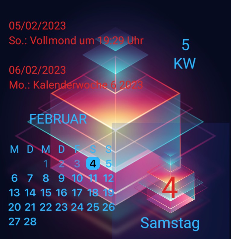 Kalender Cube Tower 