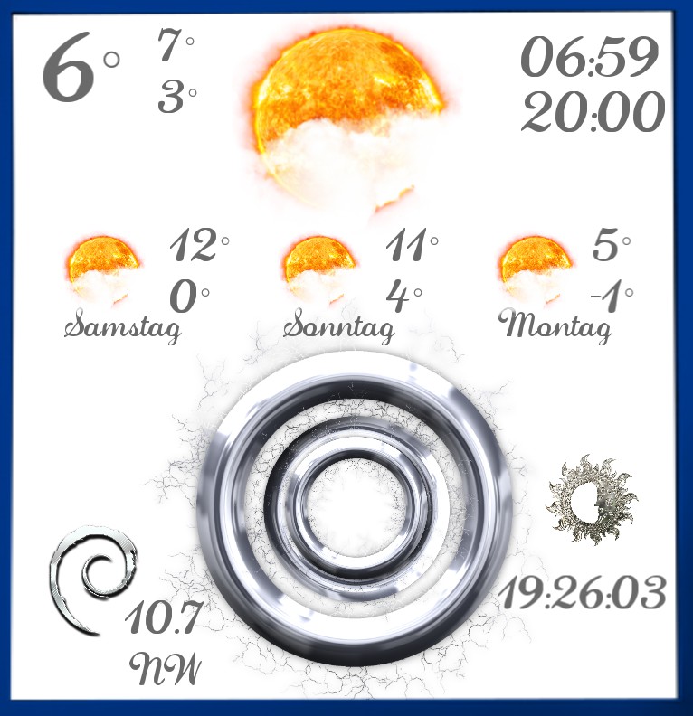 Widget Wetter Design 1466