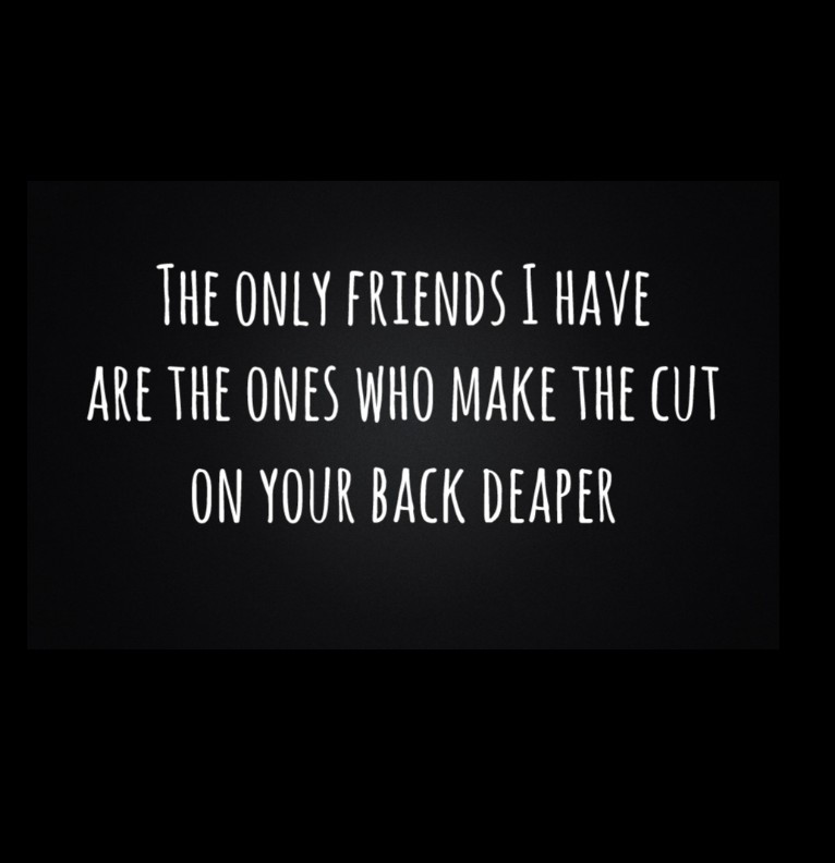 back stabbers