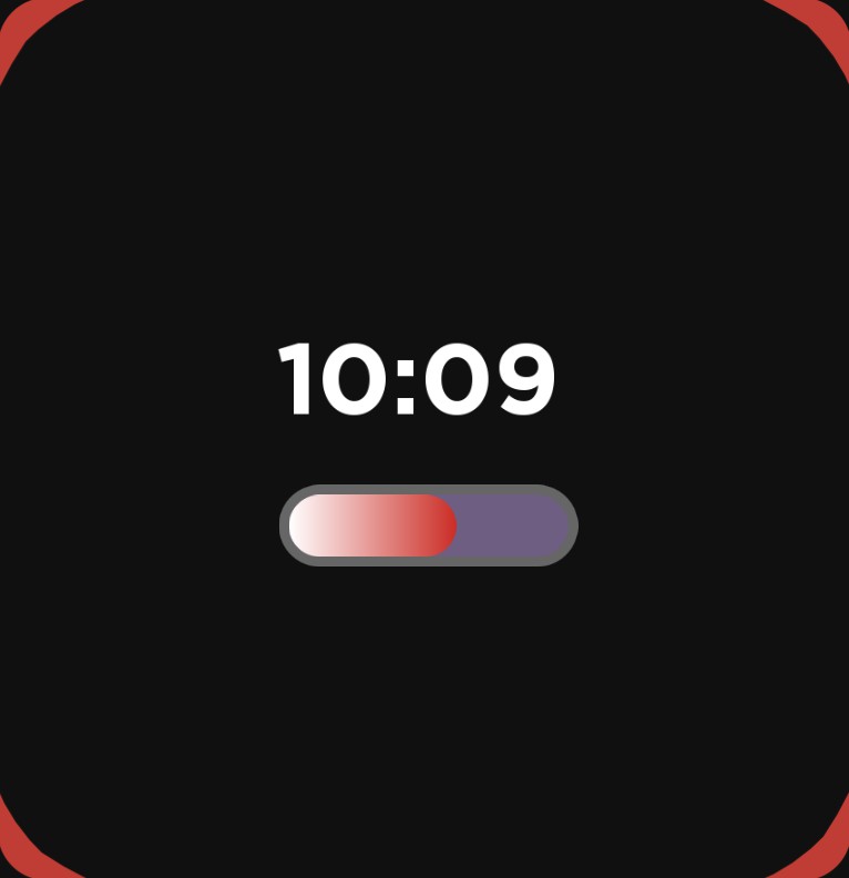 time and bar Widget