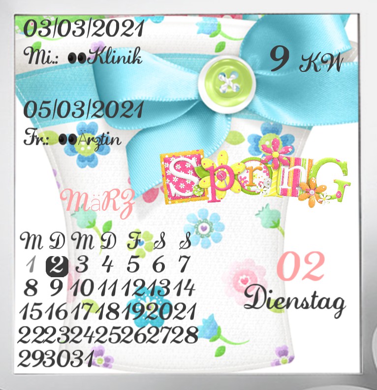 Kalender  Spring