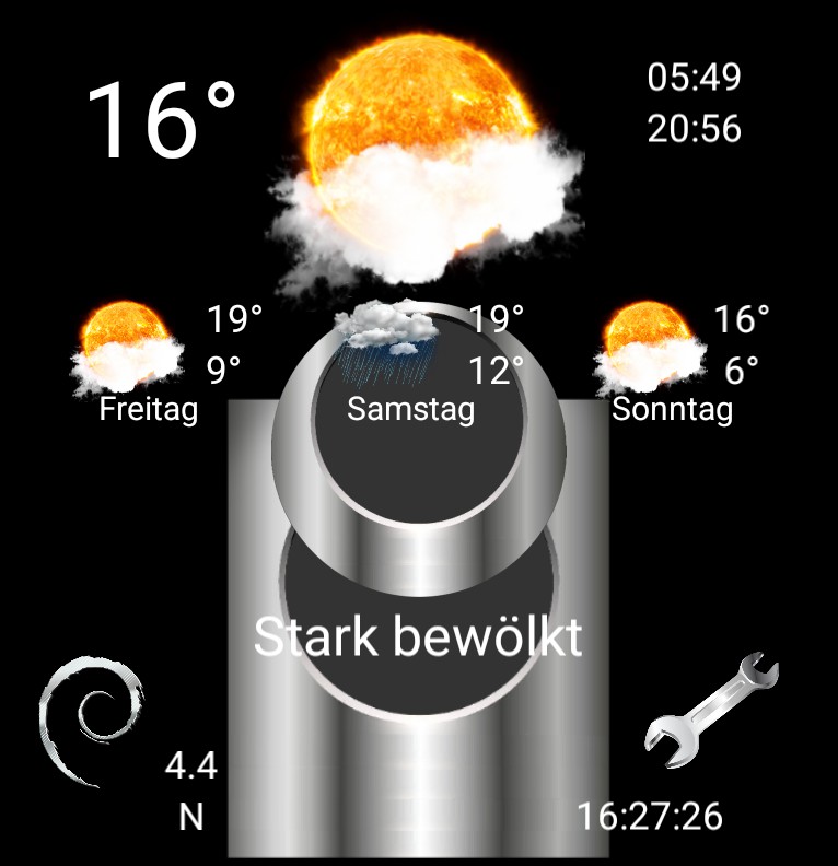 Wetter Slider 4 Seiten 