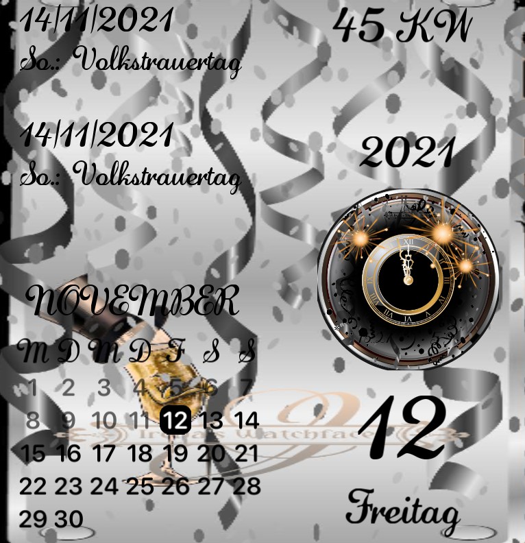Kalender Silvester 