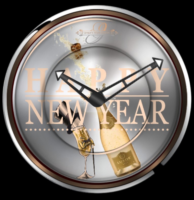 Clock Neujahr 