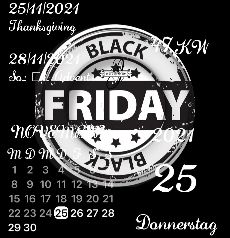Kalender Black Friday 