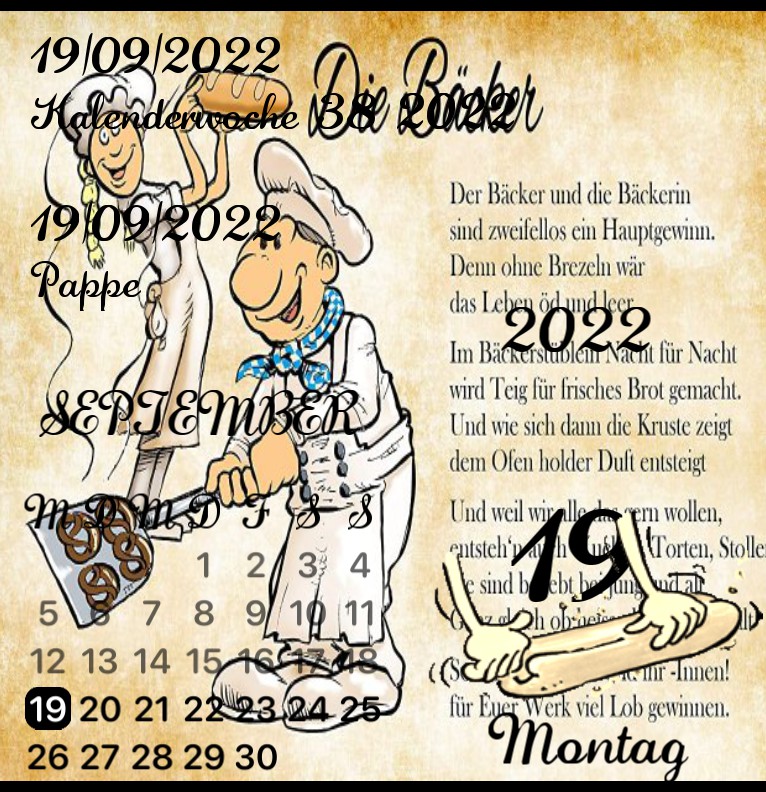 Kalender Baecker  Voll 
