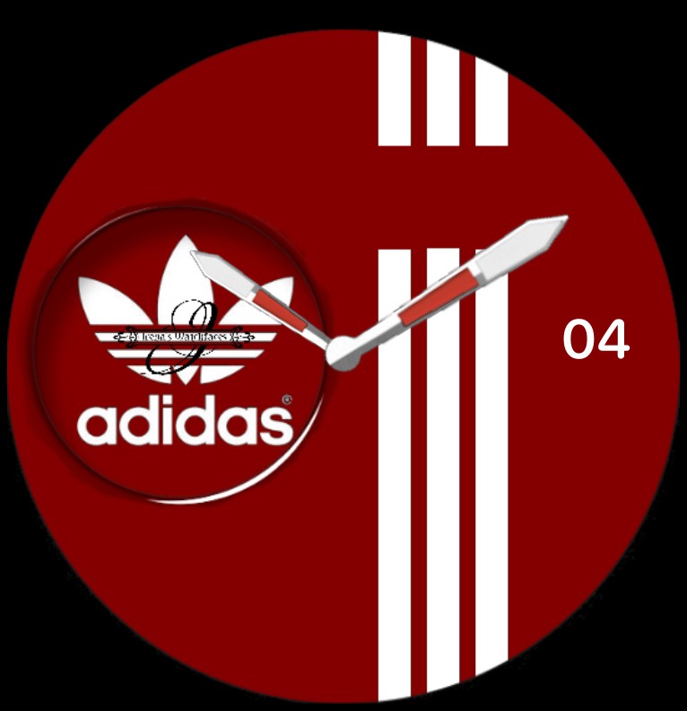 Clock Adidas RedWhite 