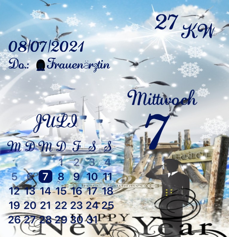 Kalender Kuestenkind 20 Silvester New Year Tag