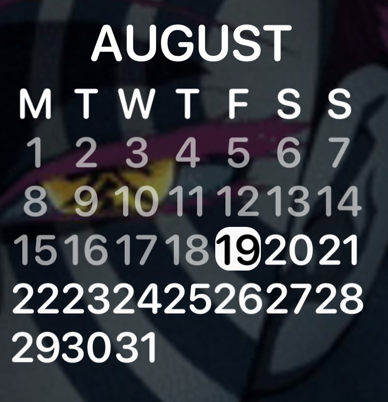 Akaza calender