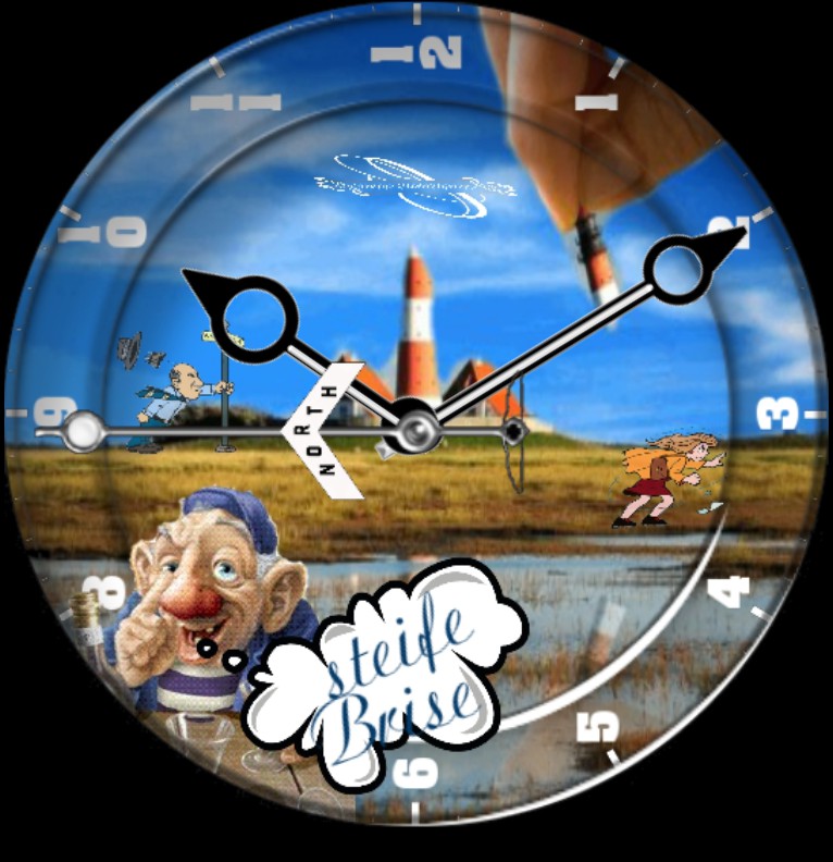 Clock Steife Brise 