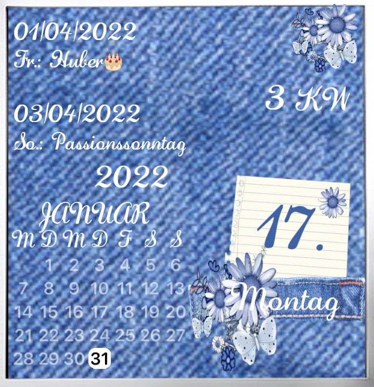 Kalender Jeans 