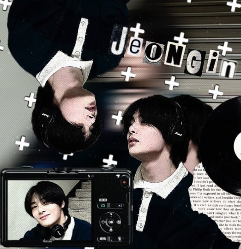 jeongin black aesthetic 