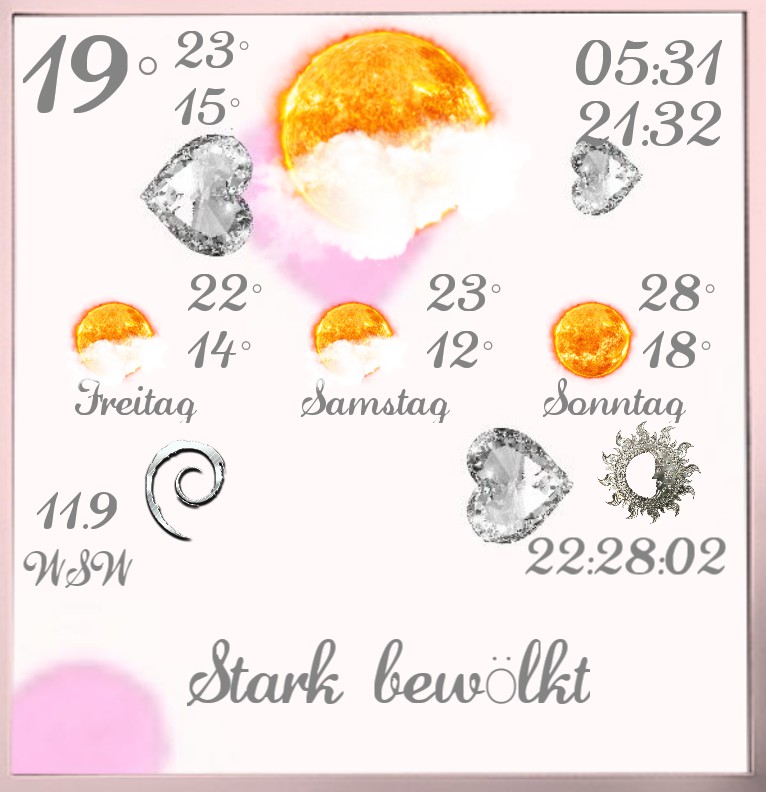 Widget Pink Heart 