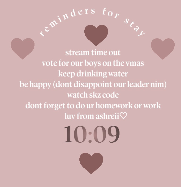 stay reminderss