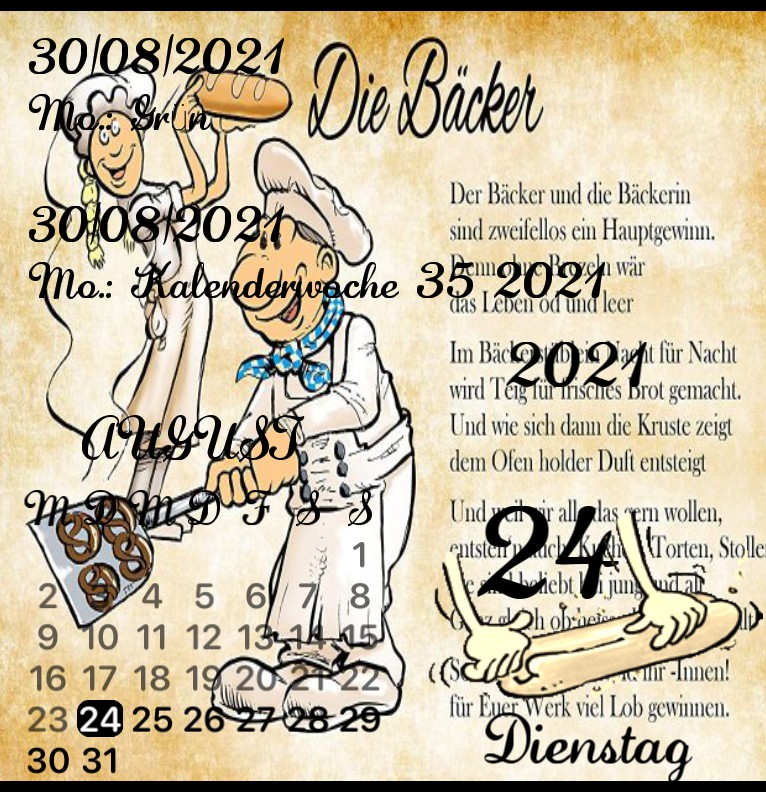 Kalender Baecker  Voll