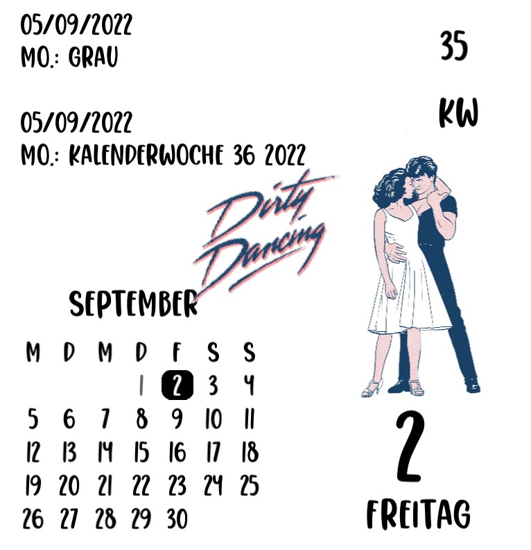 Kalender Dirty Dancing 1