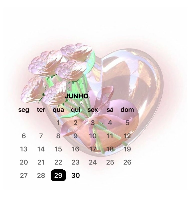 calendrio rosa soft