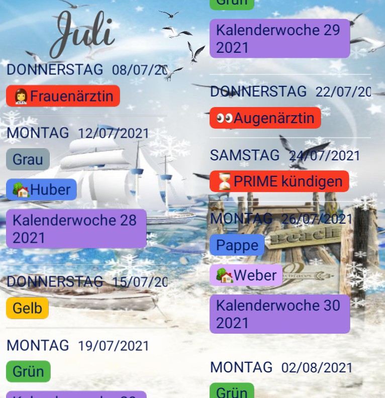 Termine Kuestenkind  20 Winter