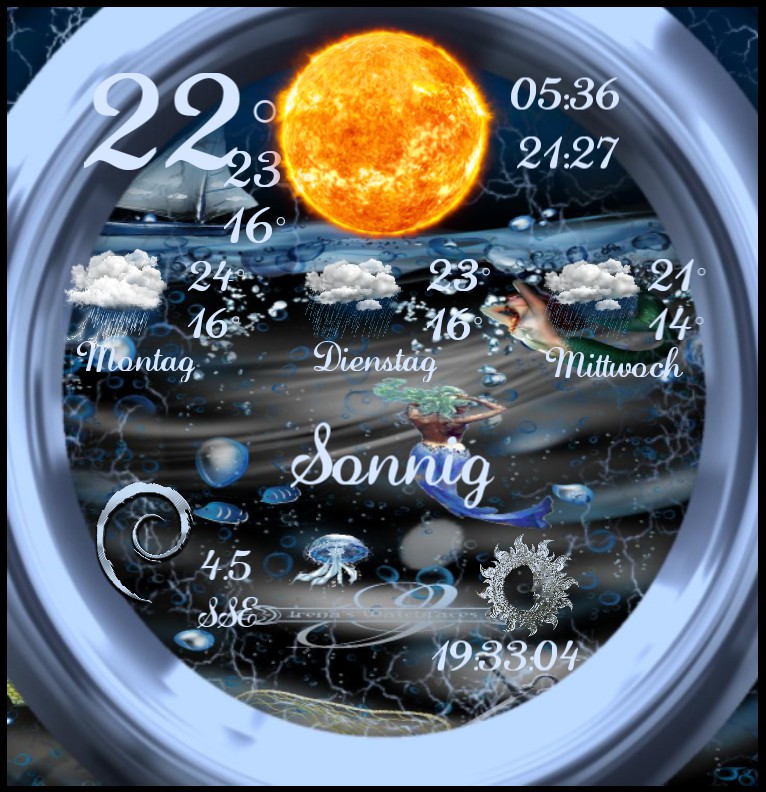 Widget Wetter Mermaid World R
