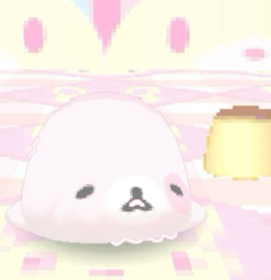 silly pink seal CUTECORE.