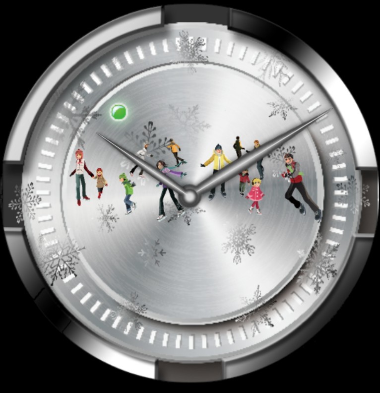 Clock 1 Eisbahn 