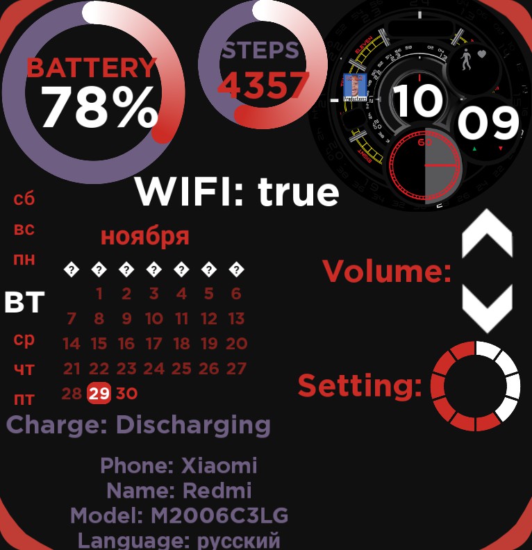 information for phone