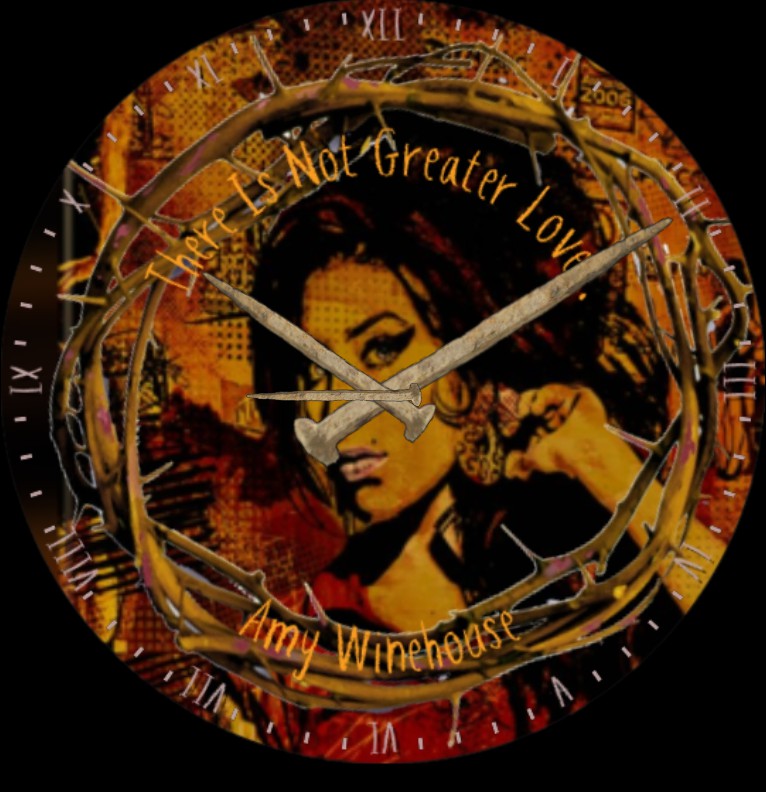 Clock Amy Greater Love 