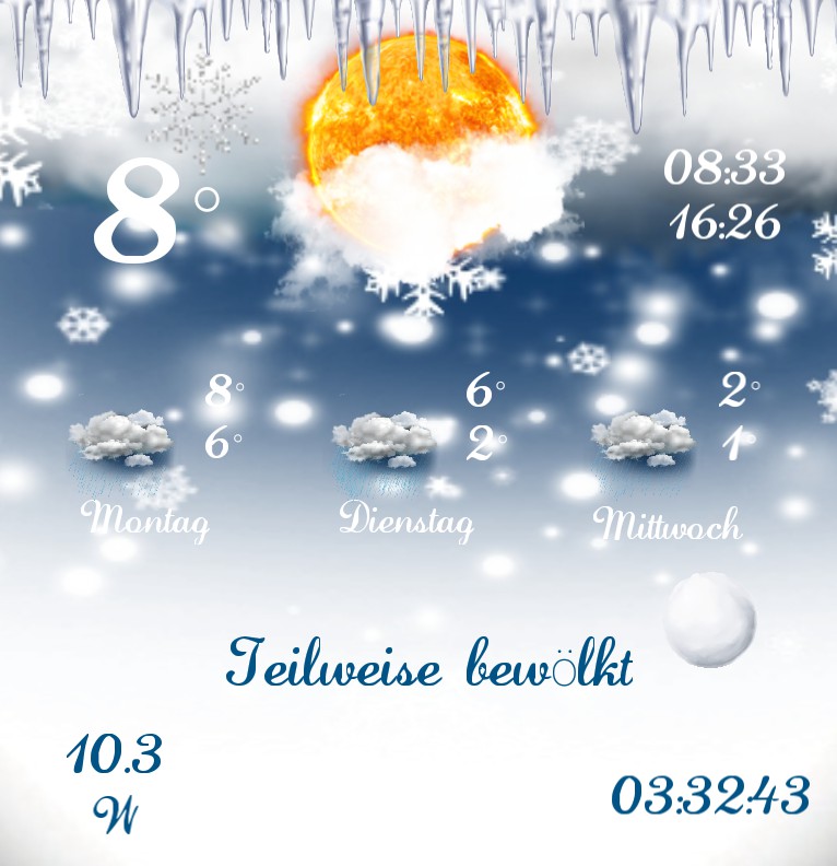 Widget Wetter  Emoji T