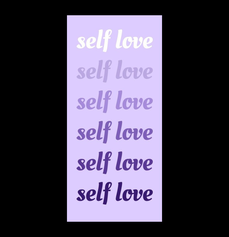 Self love