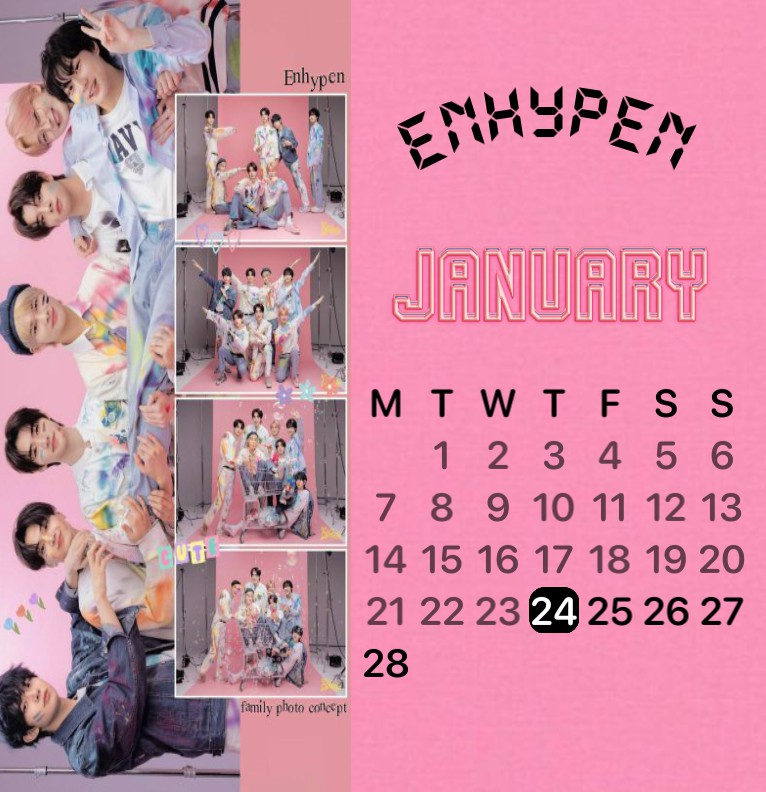 Enhypen Calendar