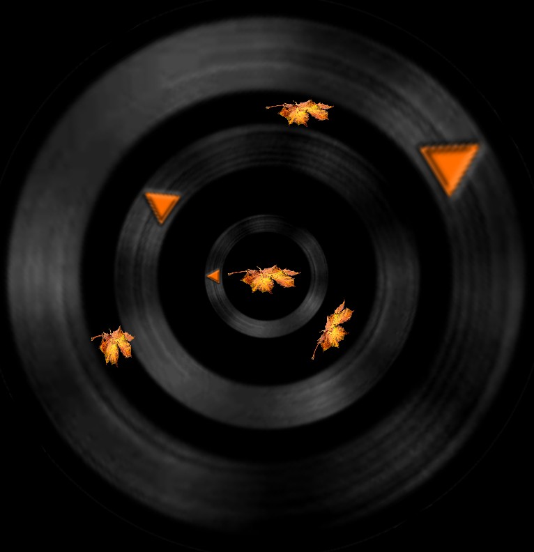 Clock  Autumn Design 