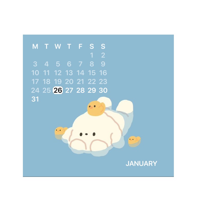 CUTE CALENDAR