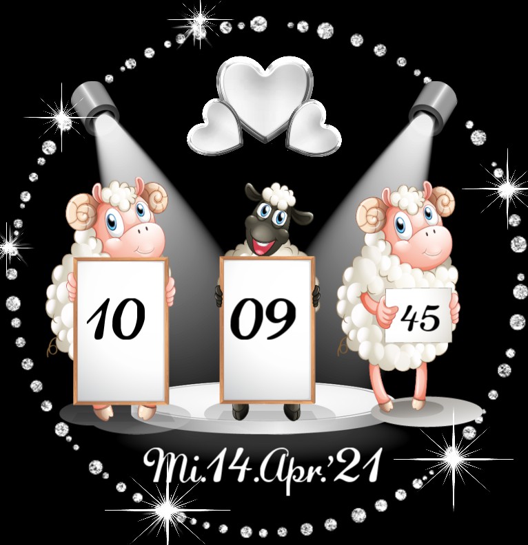 Clock Diamond Black Sheep 
