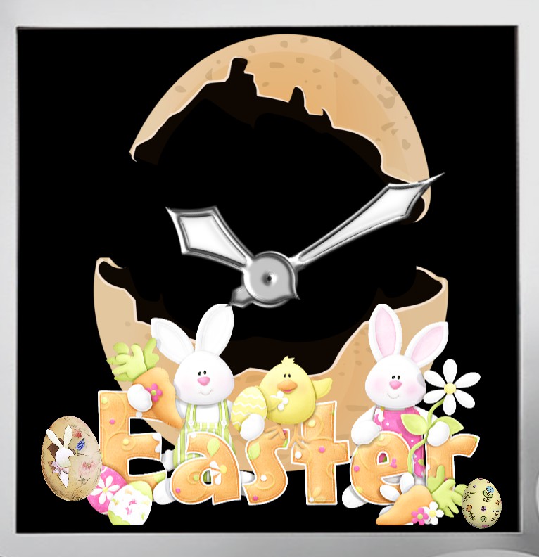Easter Natur Clock  