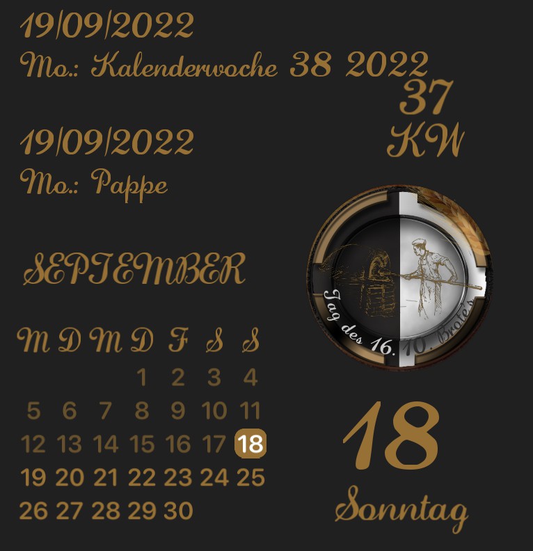 Kalender Tag des Brotes 