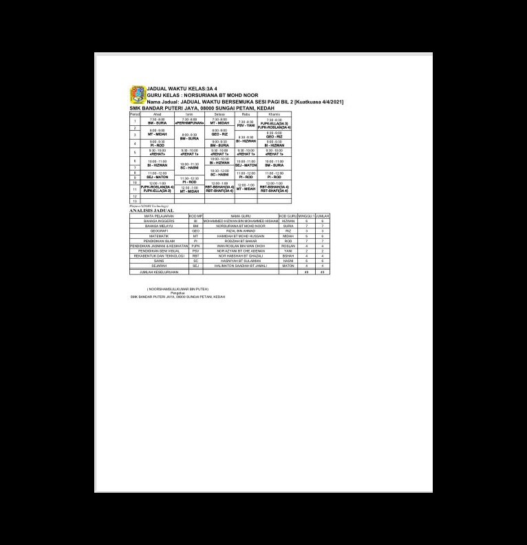 Jadual