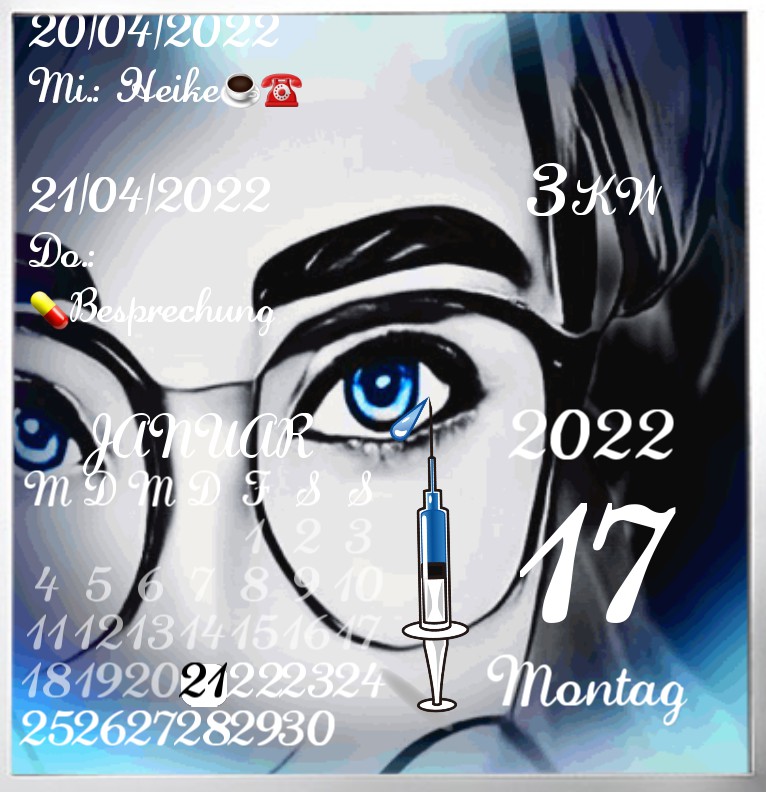 Kalender AMD BLUE 