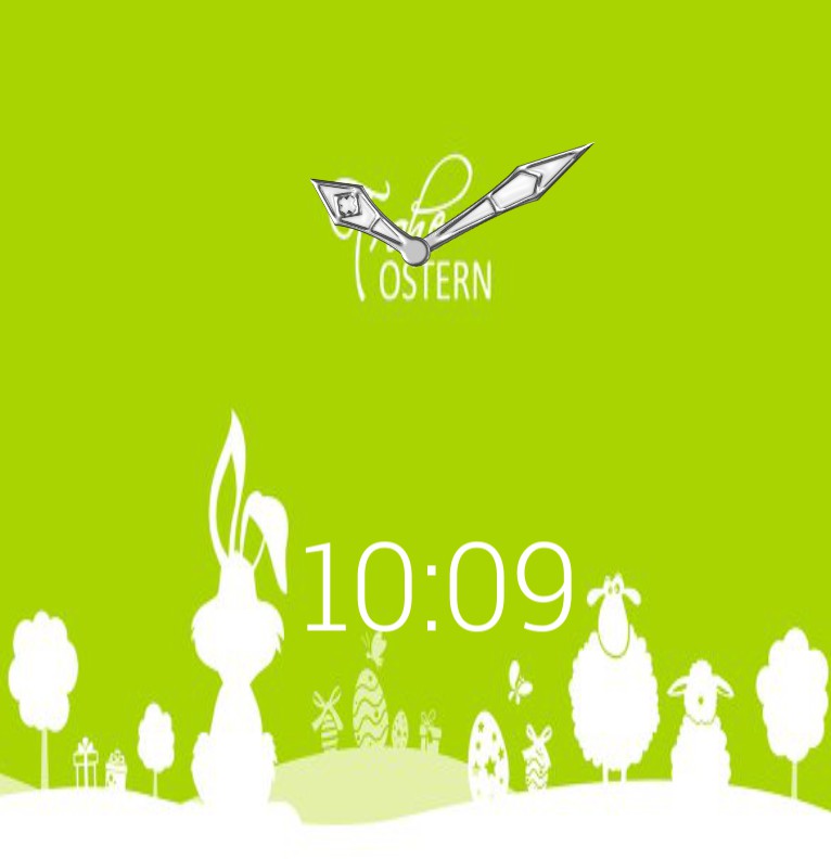 Clock Ostern