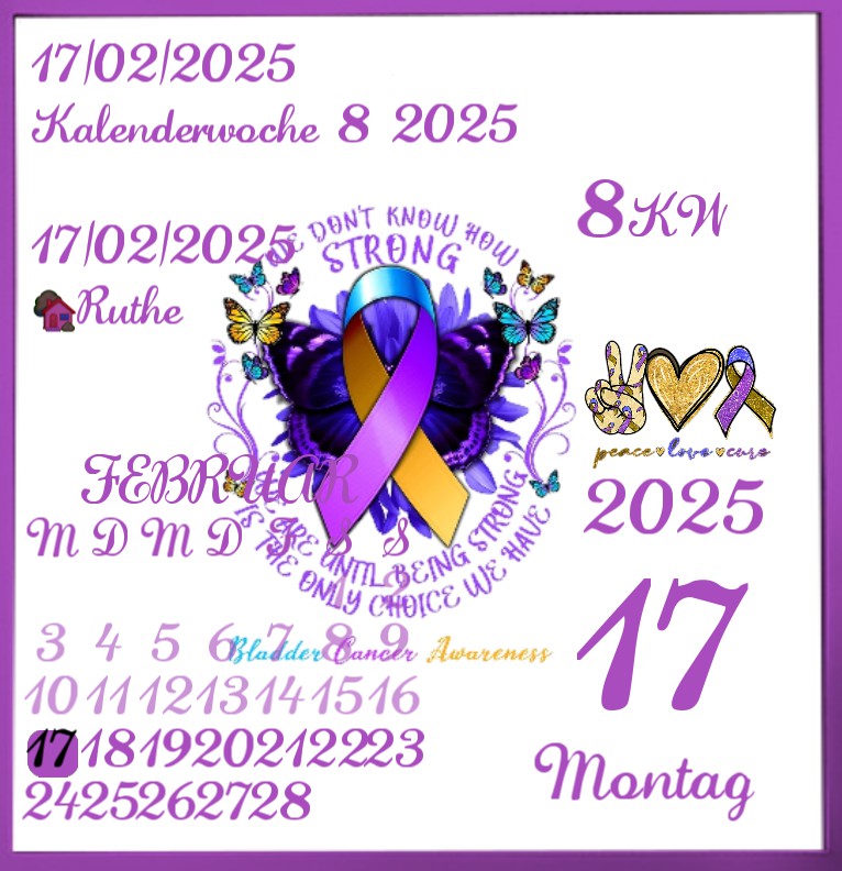 Kalender Blasenkrebs 