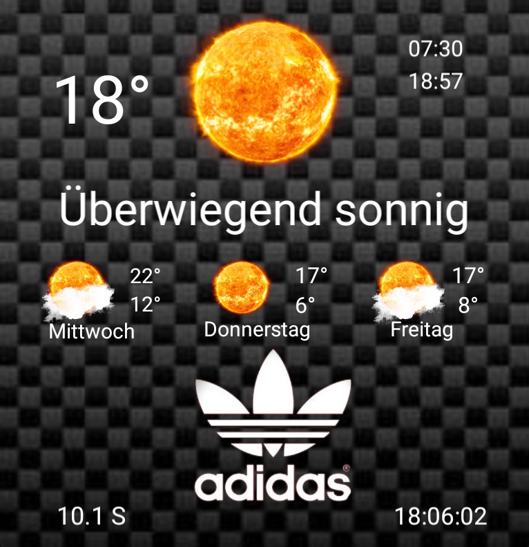 Wetter Adidas BlackWhite 