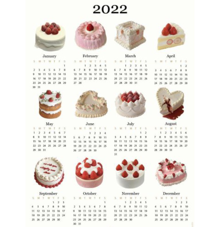 2022 calendar