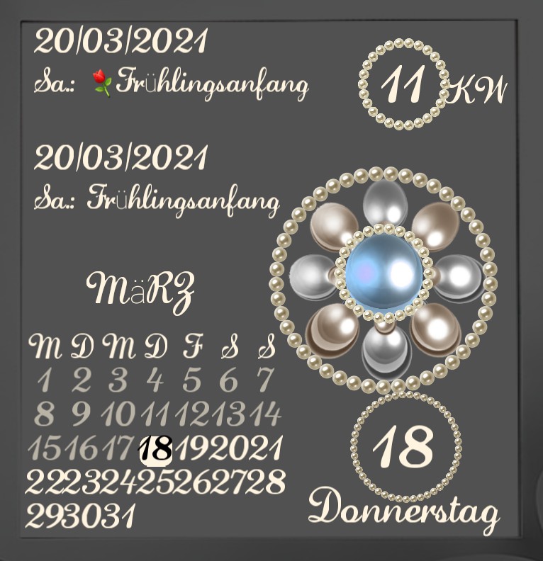 Kalender Lady Easter 