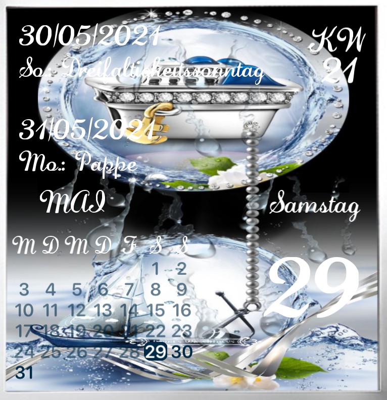 Kalender Diamanten Schiff