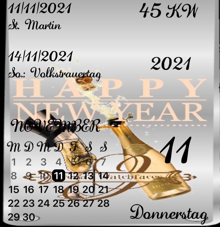 Kalender Neujahr