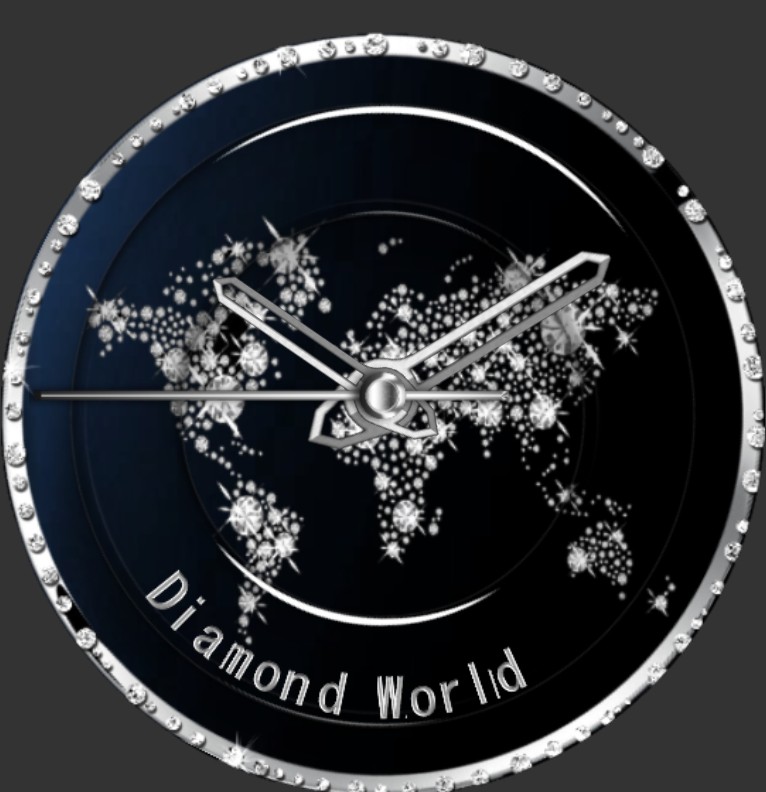 Clock Diamond World 